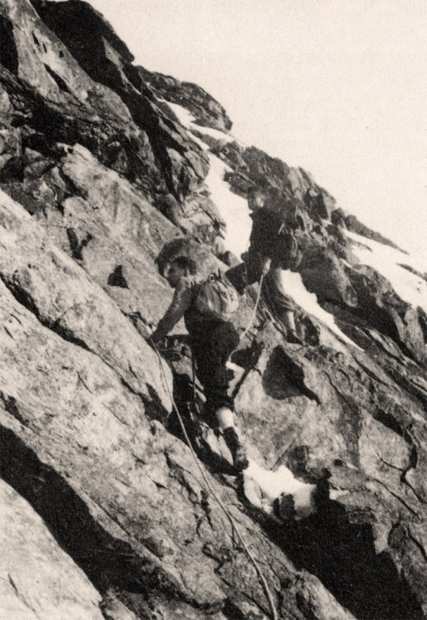 La cordata Delmastro-Levi nel 1940 all'Uia di Mondrone