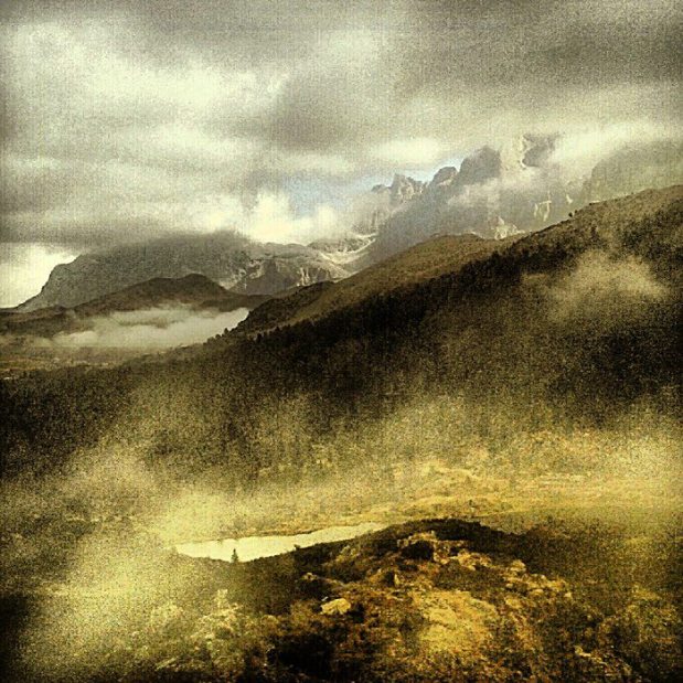 I laghi di Colbricon verso il Mulaz e le Pale di Focobon